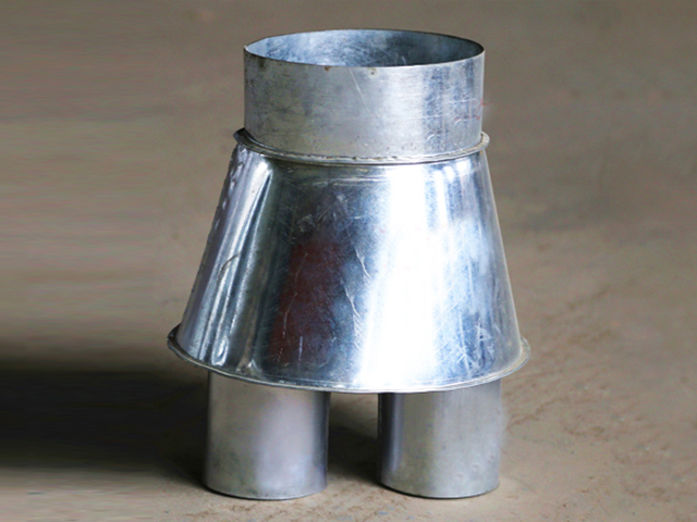 通風排煙圓管三通